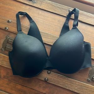 Soma black vanishing back bra